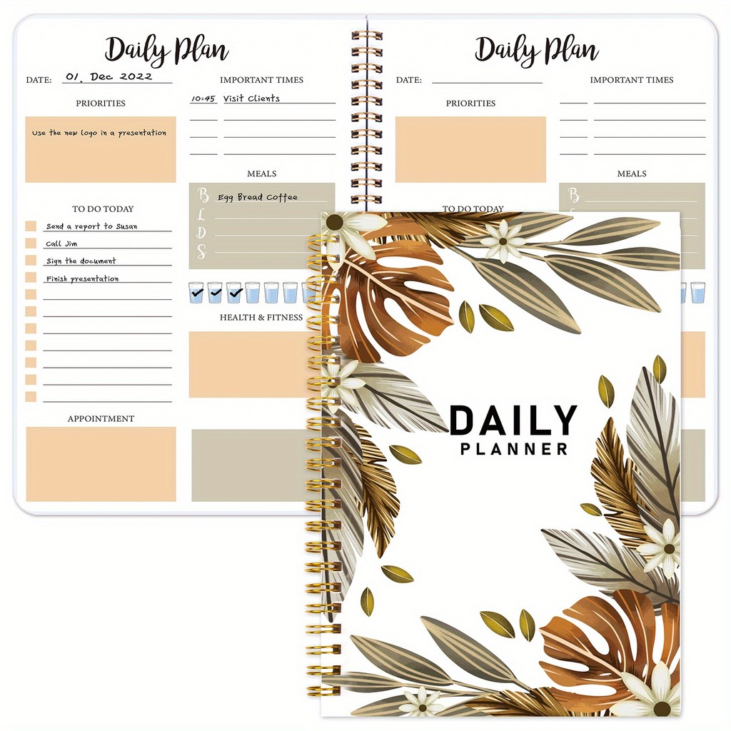 

Daily Planner List Tasks mportant Time Management and Meal Plan Efficiently Organize and Prioritize Boost Your Productivity