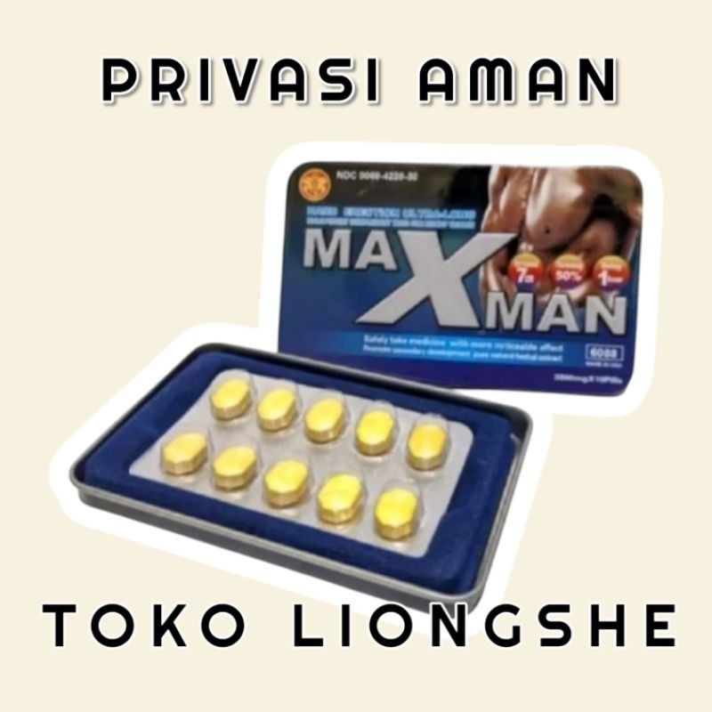 100% ASLI Maxman Original Obat Herbal Kuat Stamina Pria Asli Ampuh