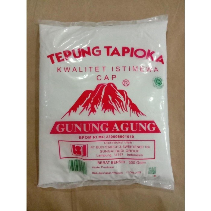 

New Item TEPUNG TAPIOKA GUNUNG AGUNG 500G