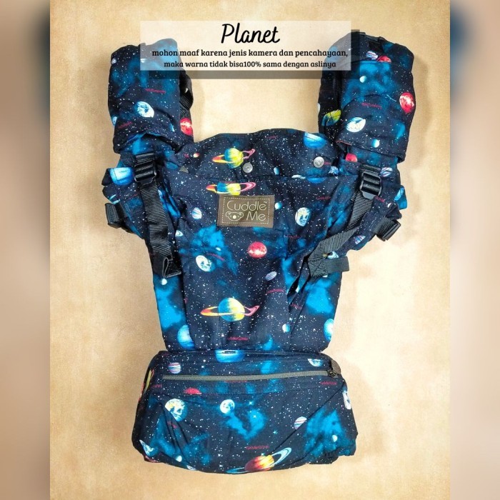 LARIS -Gendongan Carrier (Ultimo Carrier Cuddle Me Pacman in black) - Cactus Burgundy