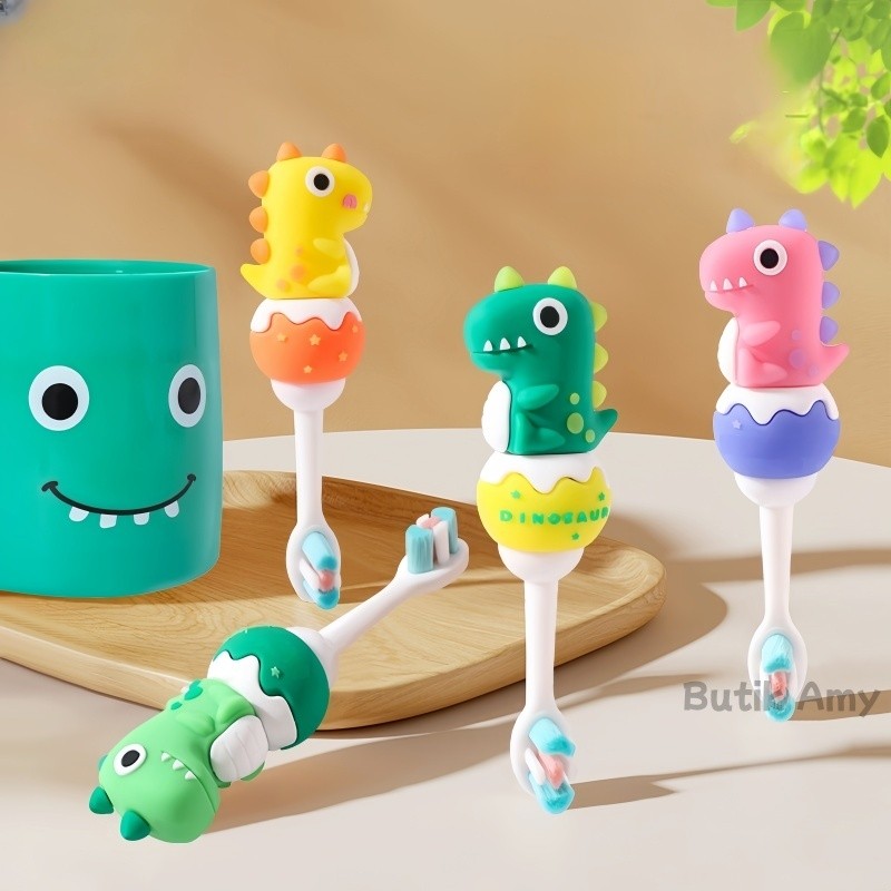 Sikat Gigi Anak-Anak Yang Lucu Tanpa Bpa/Sikat Gigi Bayi Untuk Usia 1-7 Tahun/Alat Sikat Gigi Berbul