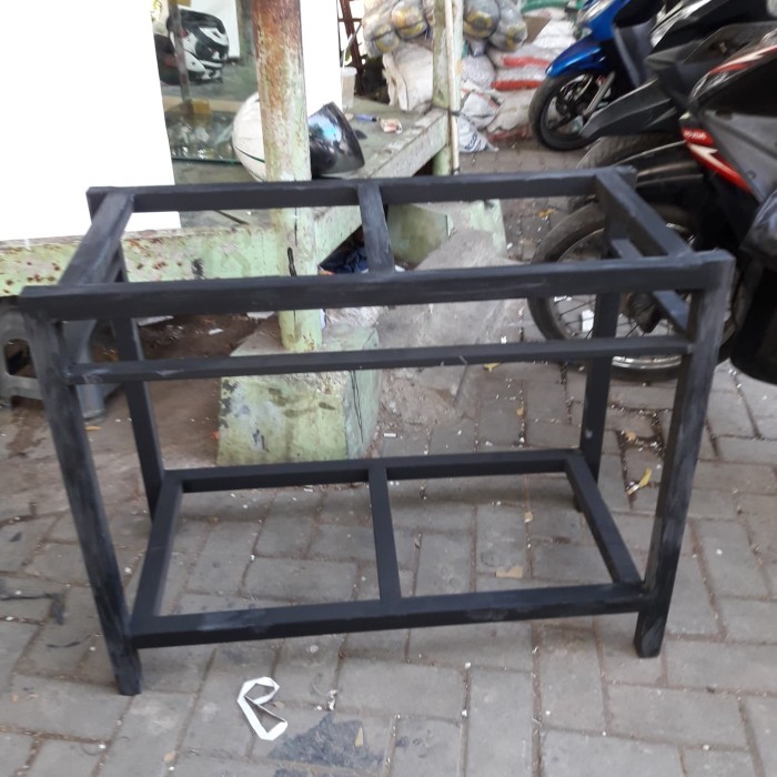 RAK AQUARIUM BESI HOLO.80X40 .BESI 4X4 KETEBALAN 0.8