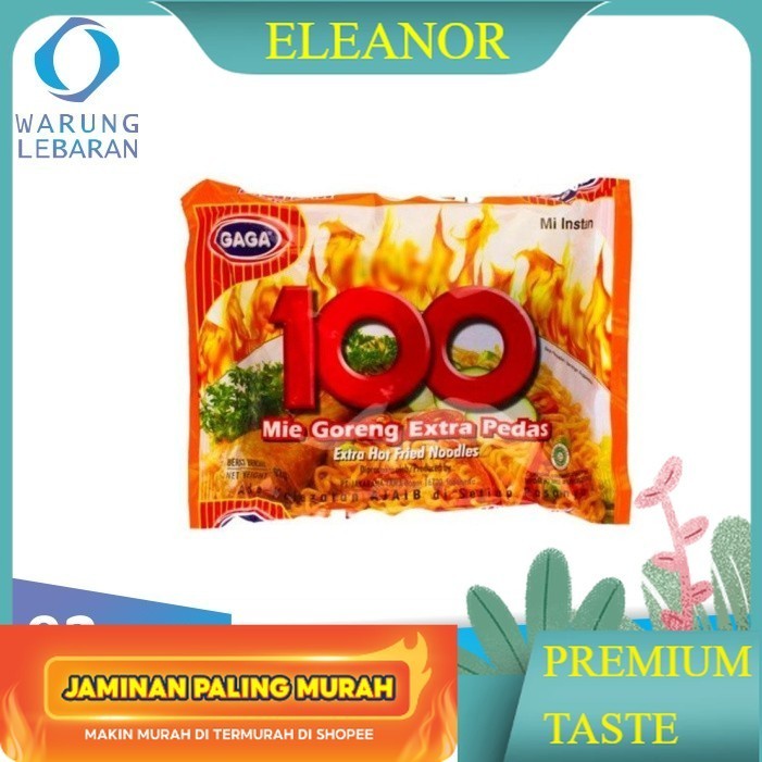 

Mie Gaga 100 Ekstra Pedas Goreng 92gr - ELEANOR