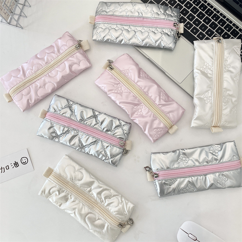 

Pencil Case Colorful Pencil Pouch Pen Bag Zipper Cosmetic Makeup Pouch
