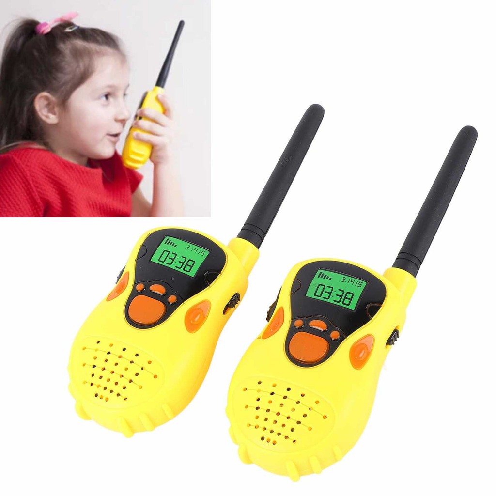 COD 2 Pcs HT Handy Walkie Talkie Mini Mainan Alat Komunikasi Interpersonal Anak Jarak Jauh 2 Orang S