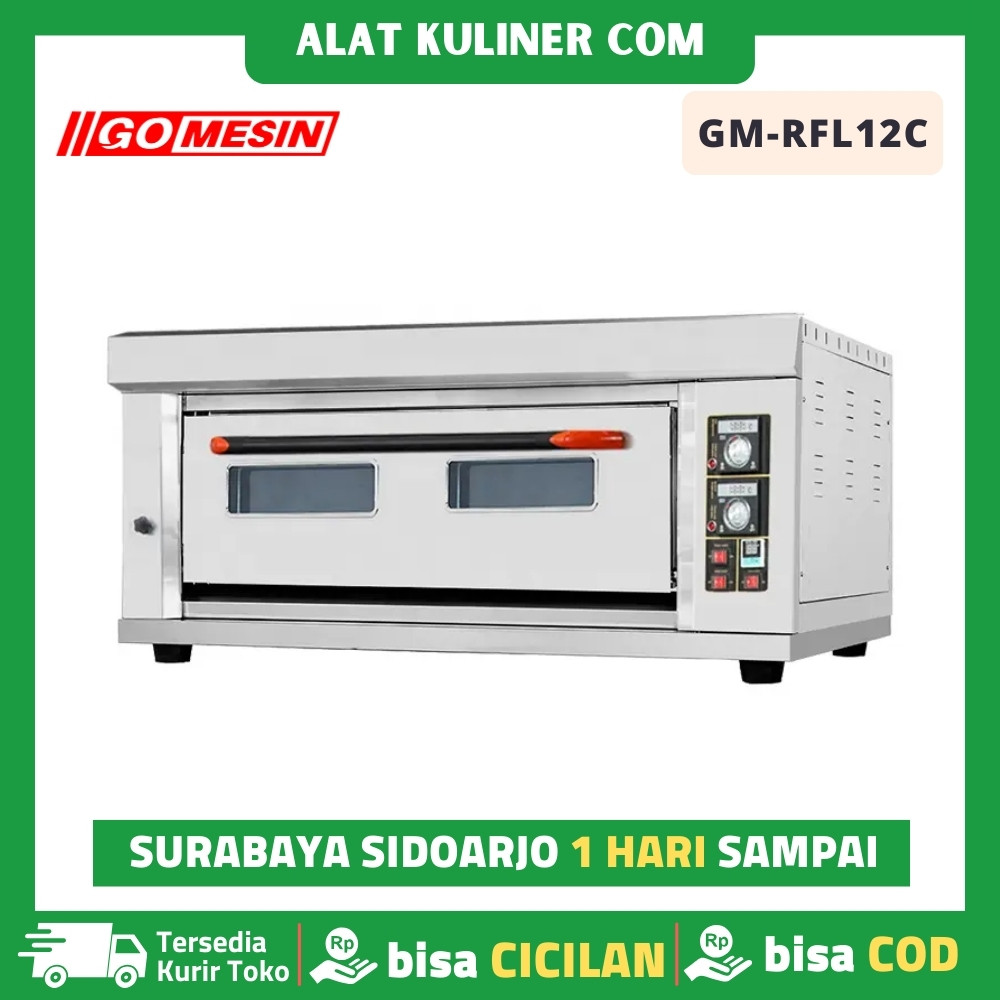 Oven 1 Deck 2 Tray GETRA RFL 12GD Oven Gas Deck Pemanggang Roti