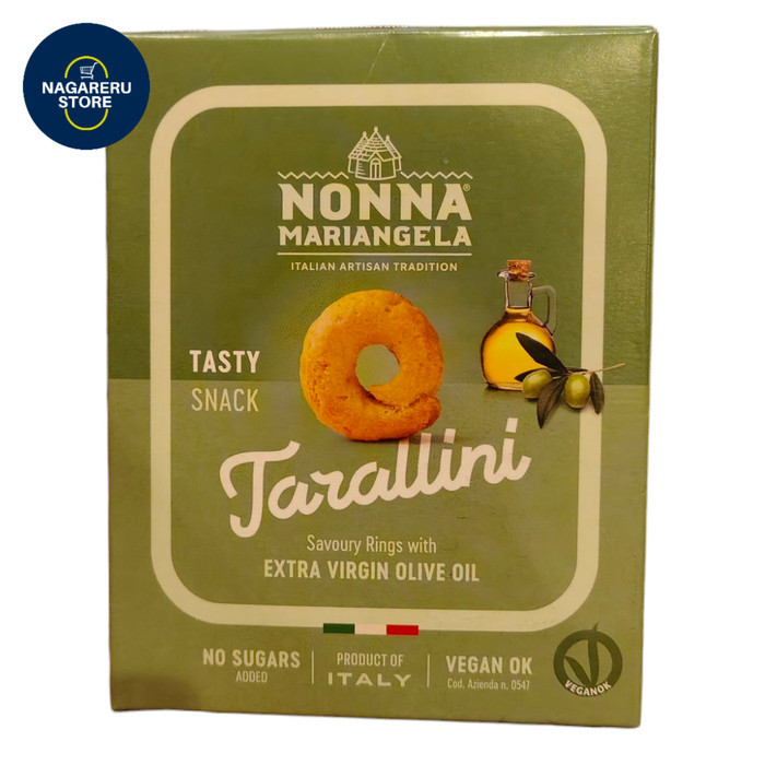 

Monna mariangela tasty snack tarallini savoury rings with extra virgin olive oil 150gr