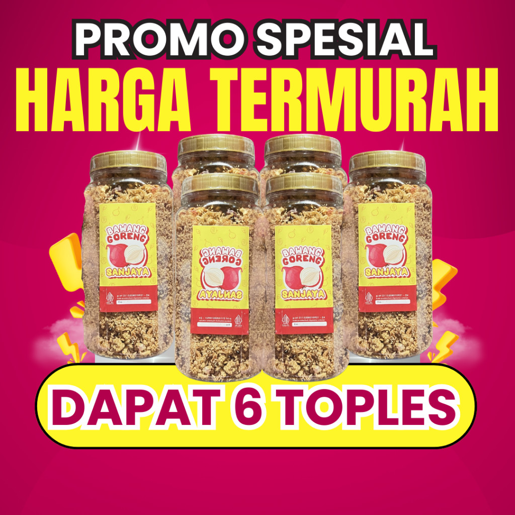 

DAPAT 6 BOTOL BAWANG GORENG MERAH BREBES