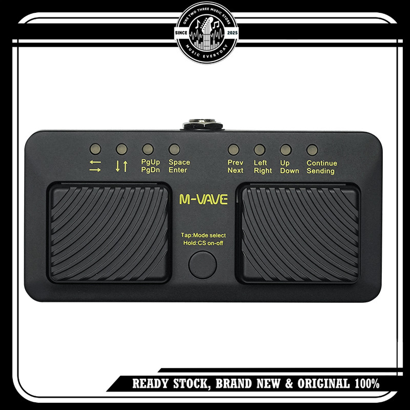 M-VAVE Cube Turner Pro Wireless Bluetooth Page Pedal Android / IOS