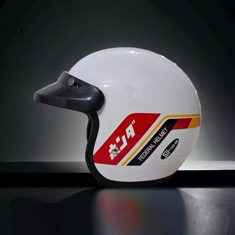 HELM BOGO DEWASA GL SERIES HONDA RETRO 100% SNI
