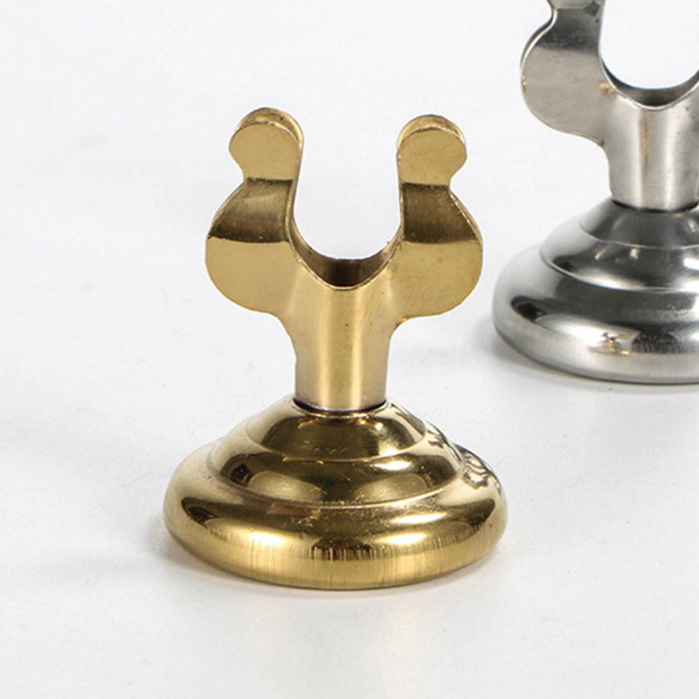 

3 Pcs U Shaped Table Number Holder Thread Pattern Note Clip Photo Stand Card Rack Desk Accessories ganizer Paper Menu Clip