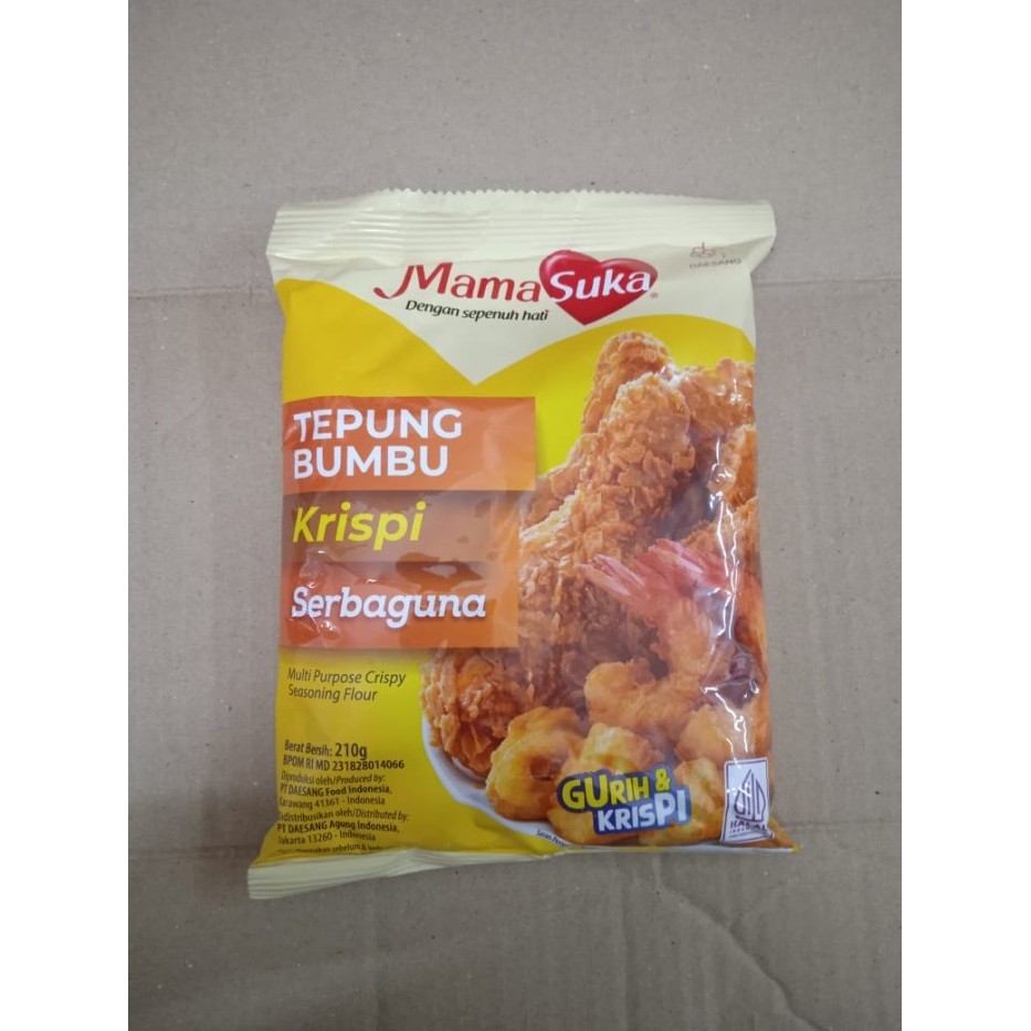 

Mama Suka Tepung Bumbu Krispi Serbaguna 210gram