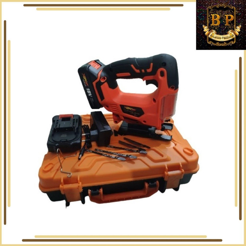 XENON CDJS1845 Mesin Jigsaw Cordless Gergaji Triplek Jig Saw Baterai