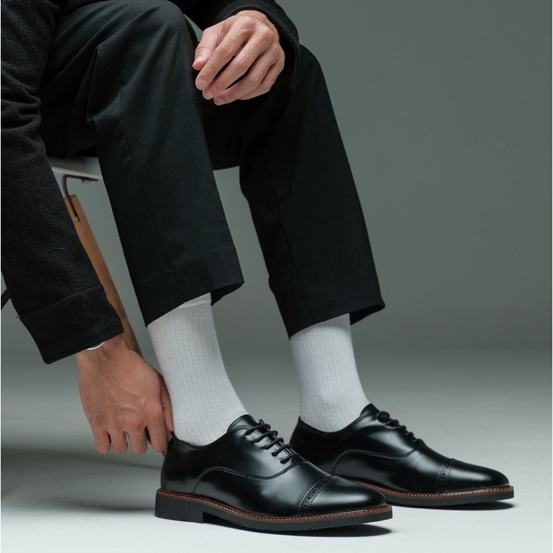 promo Phier Black Oxwalker sepatu formal pria pantofel kulit hitam