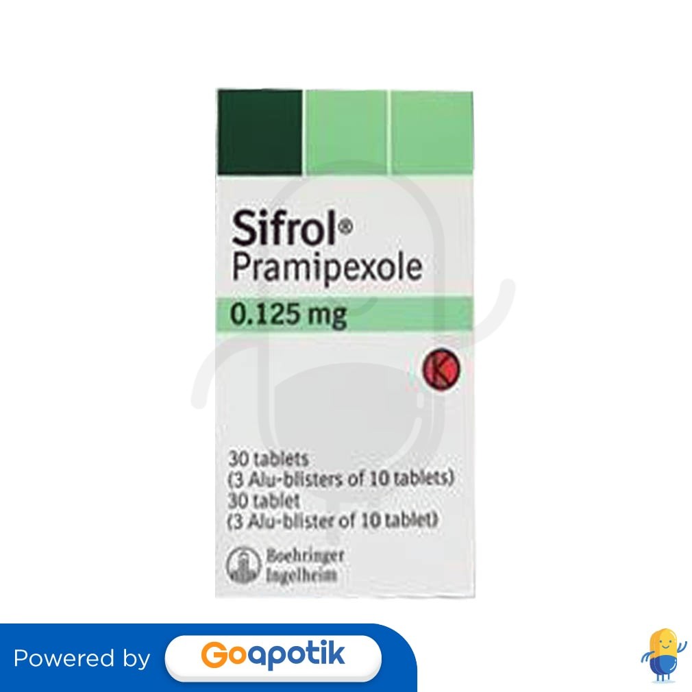 Sifrol 0.125 Mg Box 30 Tablet