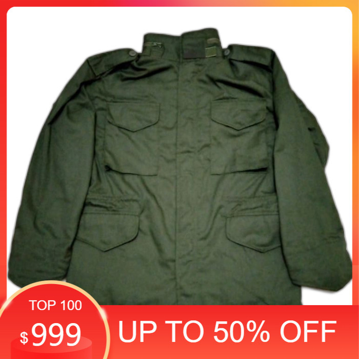 Jaket parka M65 hijau olive / hijau army - Hijau army, M Terbaru