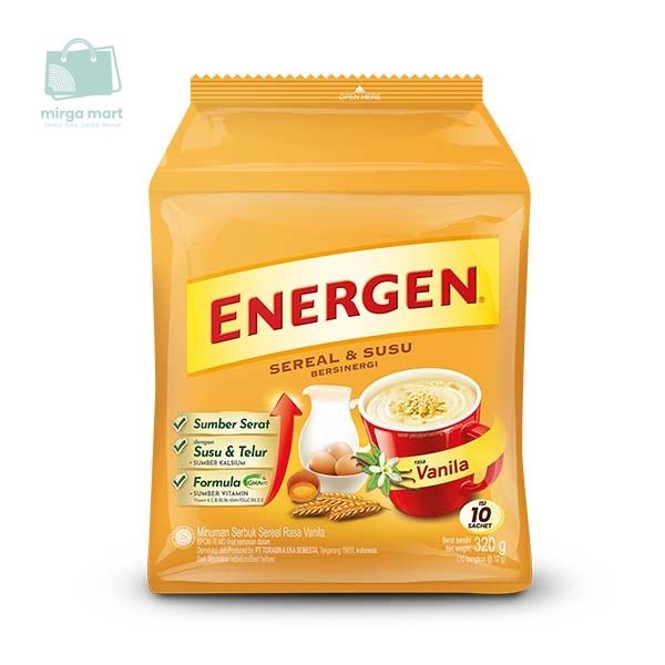 

ENERGEN VANILA 10 S X 29 GR