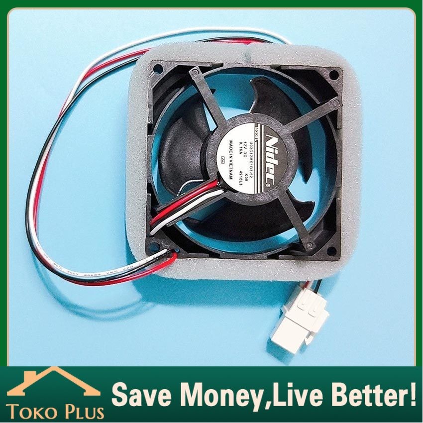 Fan motor Kipas kulkas Fan DC 12V 1/2 pintu Universal Compatible With Midea | Fan Motor DC Kulkas | 