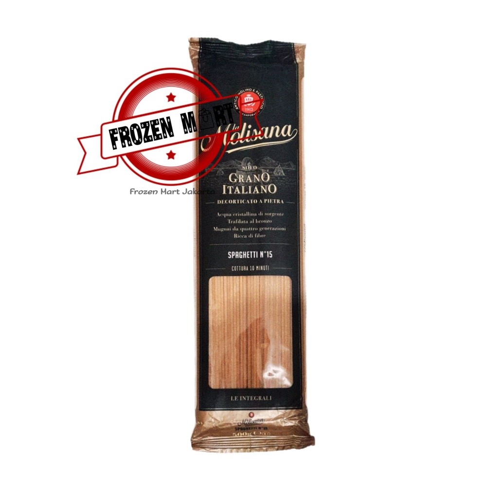 

LA MOLISANA Spaghetti No 15 / Pasta Gandum Utuh / Spageti Pasta 500Gr