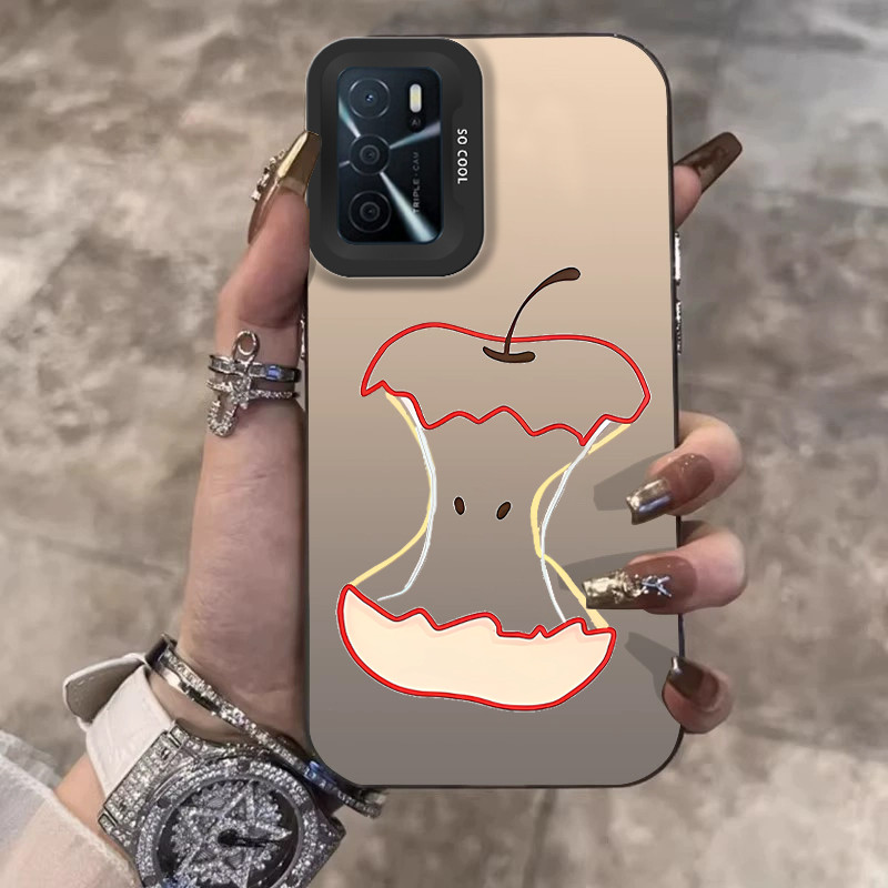 Nudesign Nuklir Apple Kreatif Sesuai untuk phone case OPPO a16 aesthetic a18 premium a5s one piece a