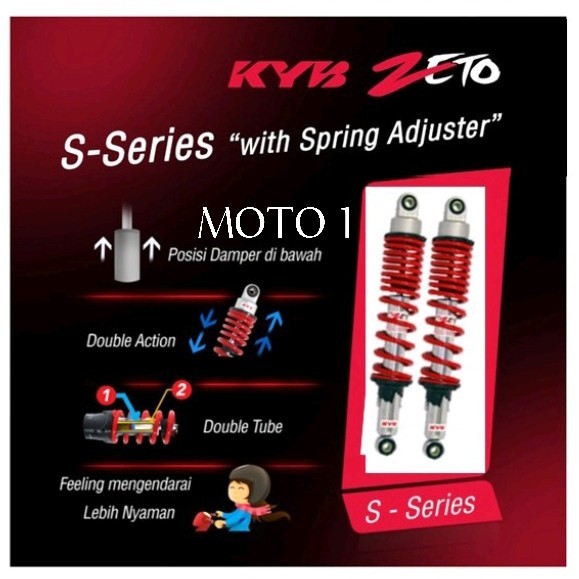 SHOCKBREAKER KYB-ZETO/ZT5040/S-SERIES/320/EMPUK (rx king, tiger)