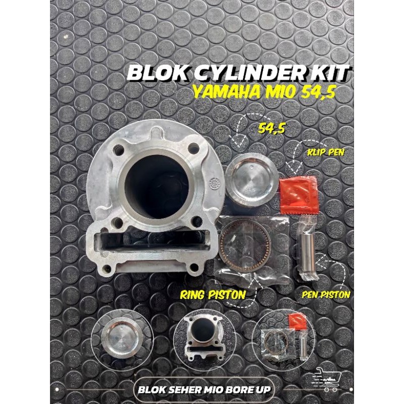 BLOK SEHER MIO BORE UP 54MM / BORING BLOK CYLINDER MIO / NOUVO / FINO / MIO SOUL BORE UP 54MM