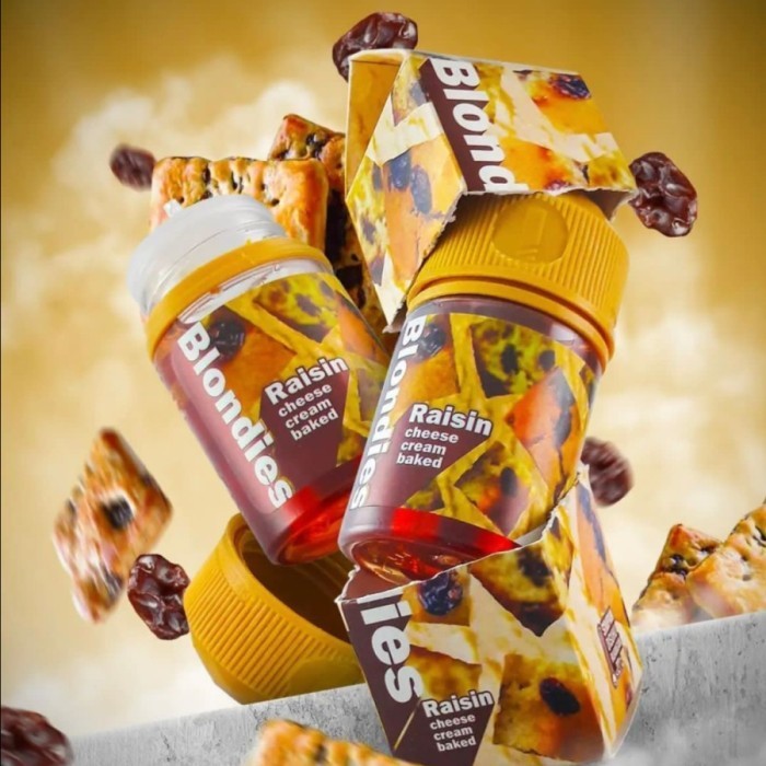 Blondies V5 Raisin Cheese Cream Baked 60ML by IDJ Liquid Freebase - 6MG