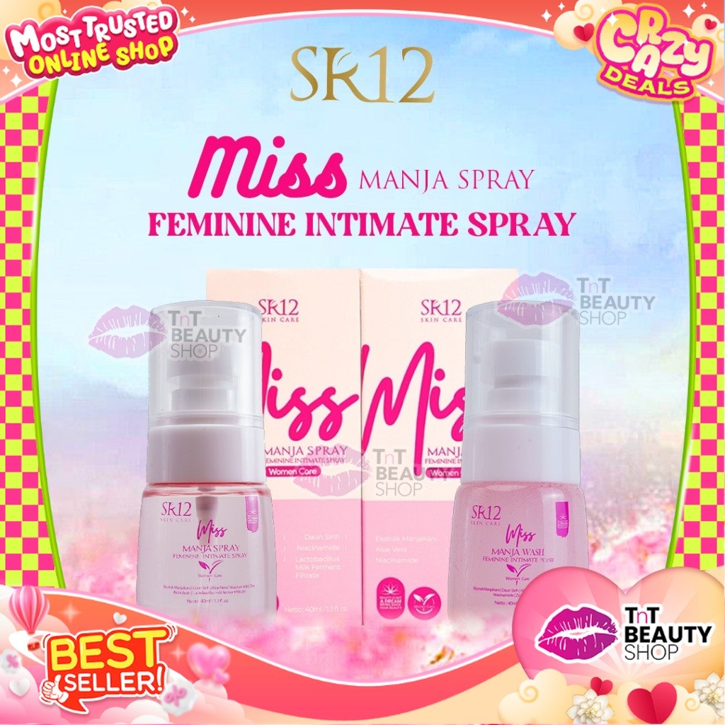 SR12 Paket Miss Manja Wash and Spray Solusi Kewanitaan | TnT Beauty Shop