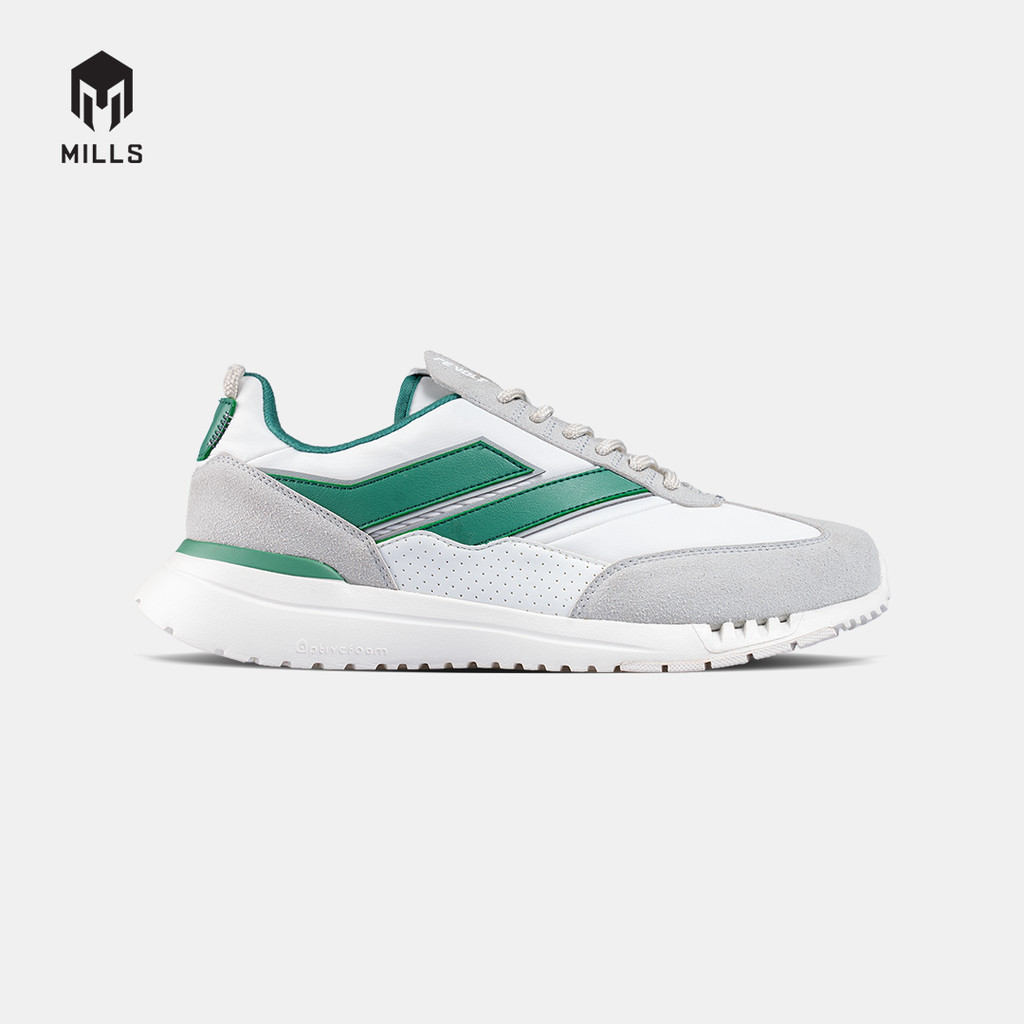 MILLS Sepatu Lifestyle Revolt Raze Adv White / Grey / Green 9700719