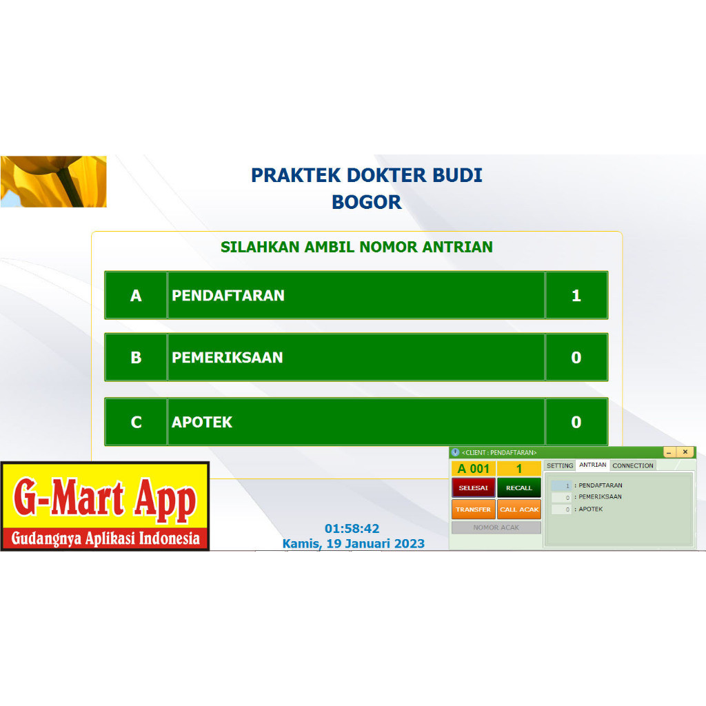 Promo software antrian loket