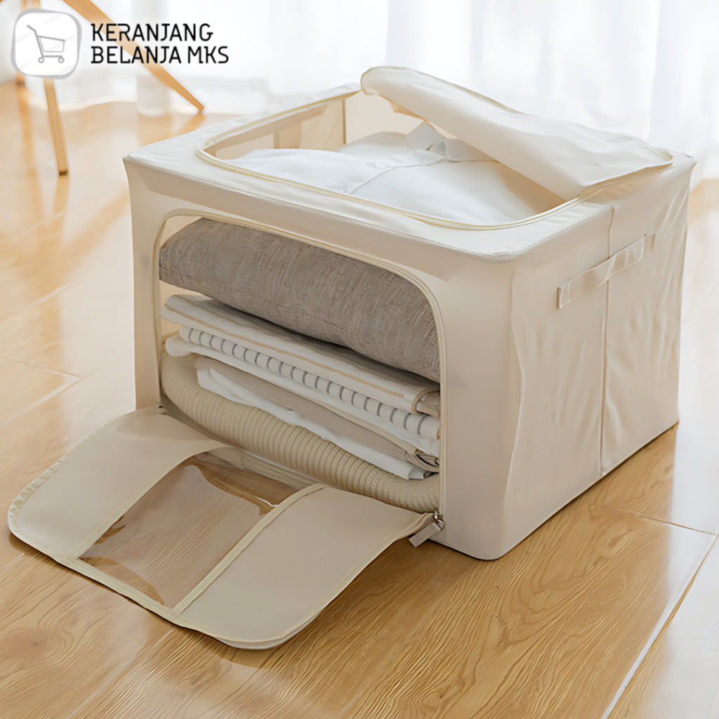 Kotak Penyimpanan Pakaian Serbaguna / Box baju Pakaian Selimut Serbaguna 110L