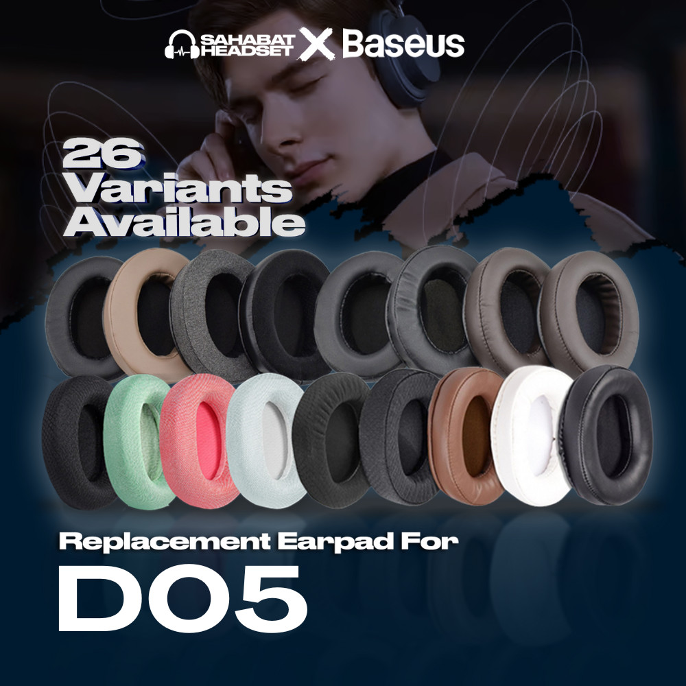 Earpad Ear Cushion Earcup Baseus D05 D 05 D-05 BaseusD05 Bantalan Busa