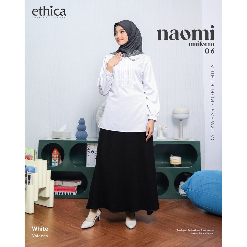 ETHICA Seragam Tunik ASN Putih Naomi Uniform 06