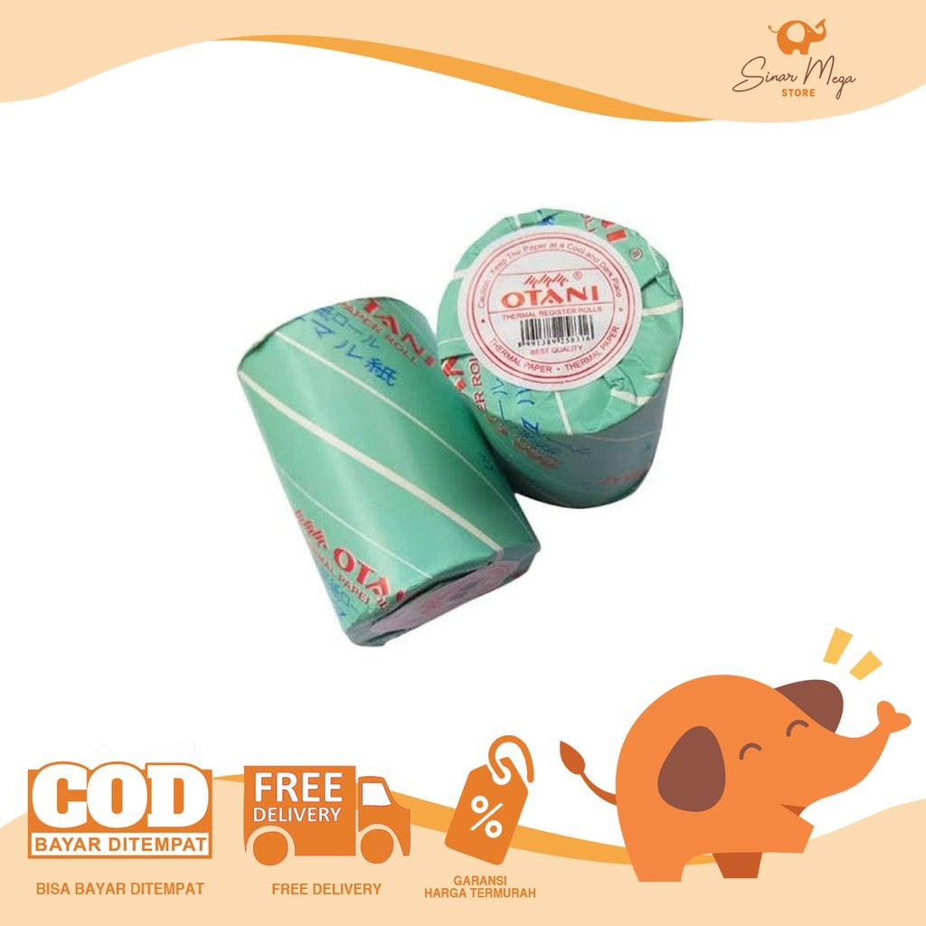 

Otani Kertas Thermal 57 x 38 / Termal Kasir Struk Murah Berkualitas