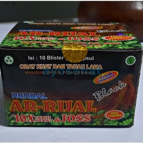 Herbal Arrijal Black Per Box Isi 10Blister