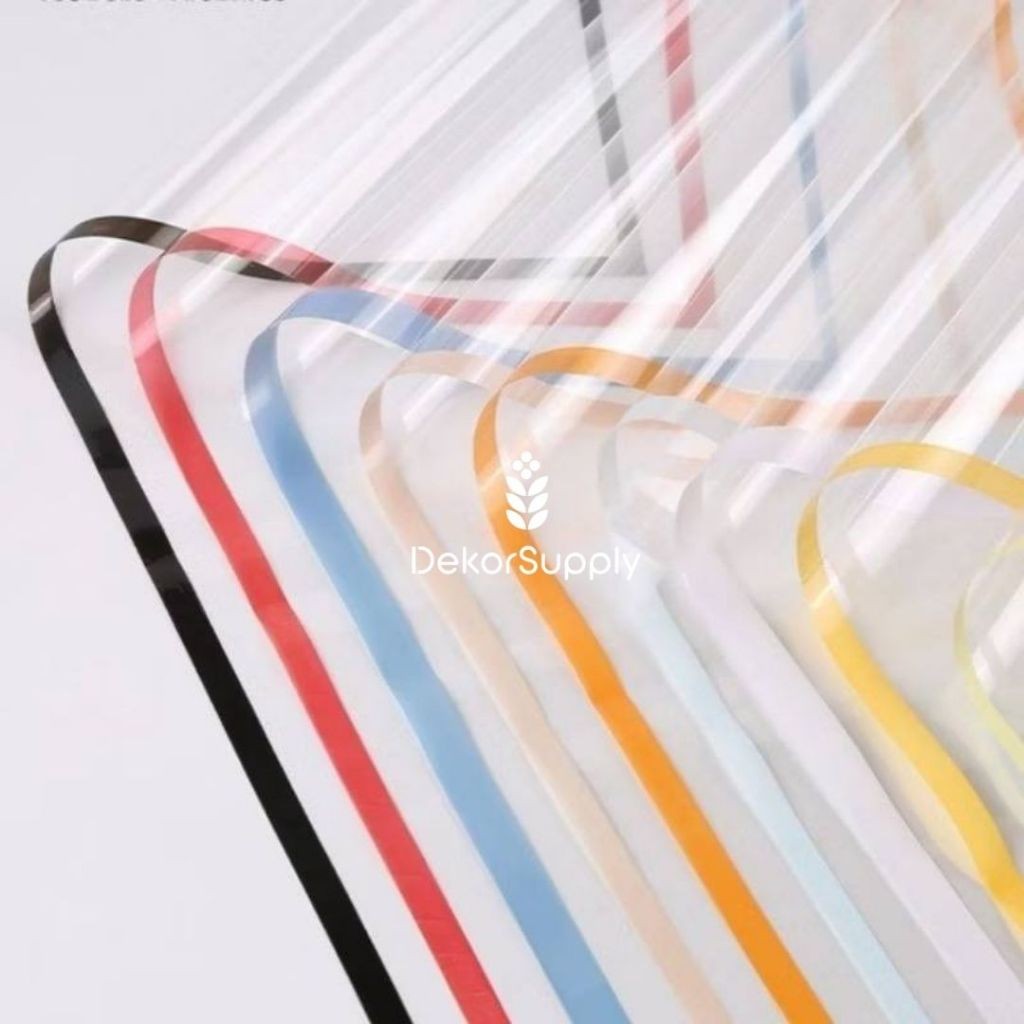 

Kertas Cellophane Transparan List Kertas Buket Pack 20 Lembar