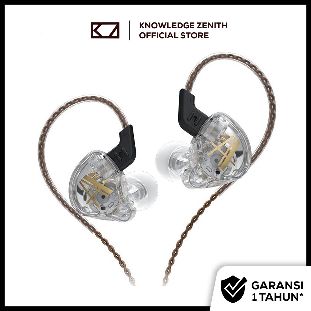 KZ x CCA CA2 Dynamic Driver In Ear Earphone HiFi Powerfull Bass Upgraded KZ EDX