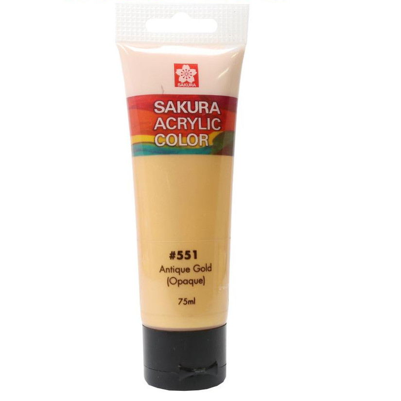 

Gramedia Surabaya - CAT ACRYLIC SAKURA XAC75-551 75ML ANTIQUE GOLD