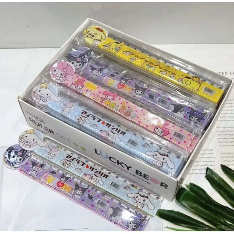 

COD Penggaris Karakter Sanrio / Penggaris 15Cm / Penggaris Anak Sekolah