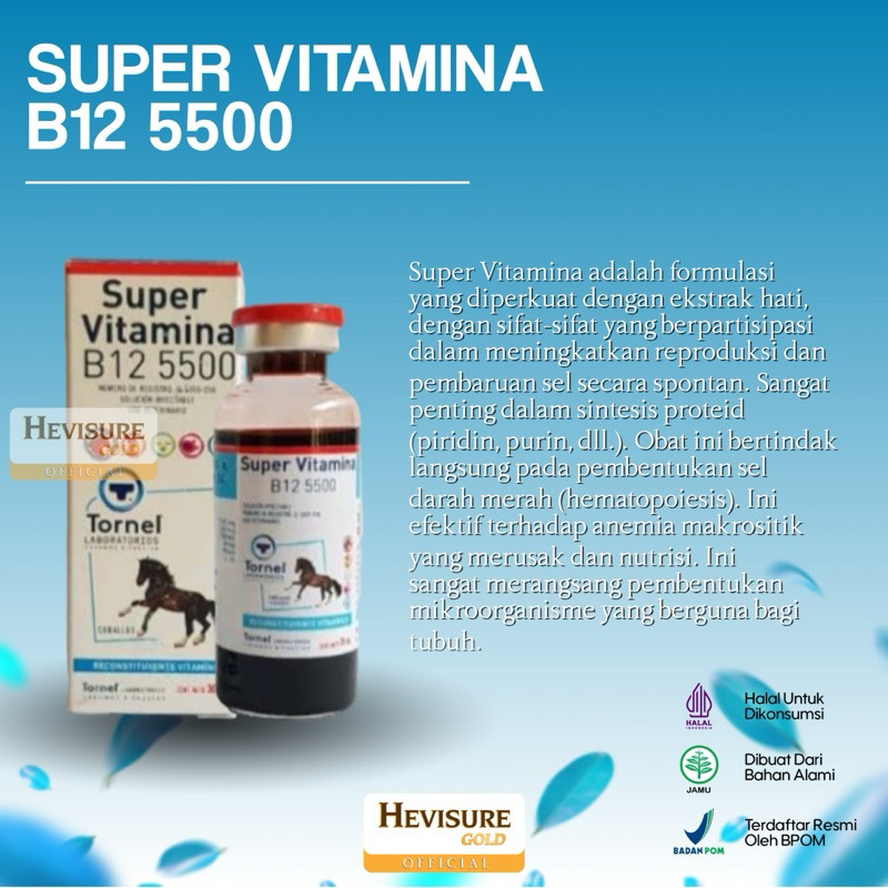 Super vitamina B12 5500, supervitamina, super vitamina, supervitamina kuda,  supervitamina B12 5500 