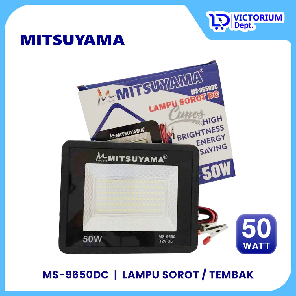 VICTORIUM- MITSUYAMA LAMPU SOROT TEMBAK MS-9650 DC 50 WATT