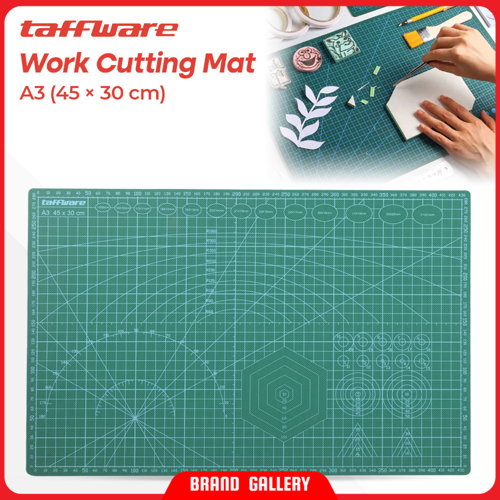 

Taffware Alas Potong Work Cutting Mat Pad A3 45x30cm