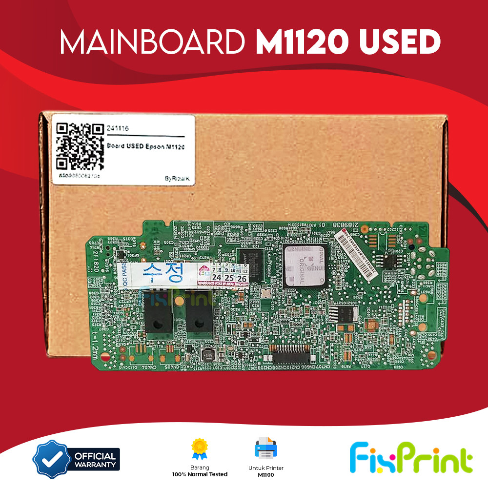 Board Epson M1120 Used Mainboard Printer M1120 Motherboard Epson M 1120 Second Bekas Cabutan Garansi