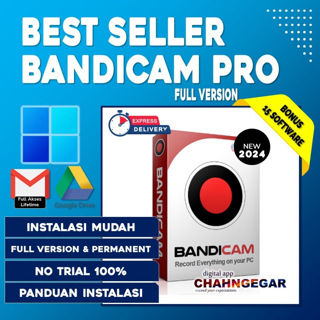 Bandicam 2024 Full version Software Screen Recorder