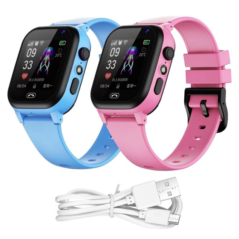 

4G Kids Smart Watch SOS Phone Watch Waterproof Rechargeable Camera Photo Smartwatch For Children For Ios Android