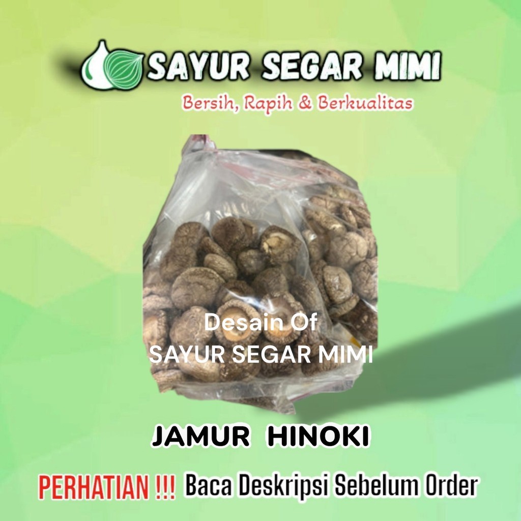 

Jamur Hioko Kecil 1bks - Sayur Palembang