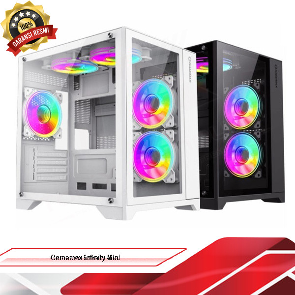 GameMax Infinity Mini Casing PC Gaming PC Gaming Case