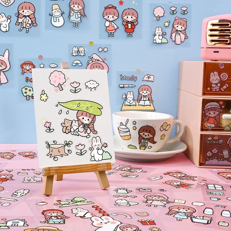

Stiker kartun lucu/stiker tahan air/20 Lembar Stiker Motif Kartun Luar Angkasa Anti Air Untuk Dekorasi DIY