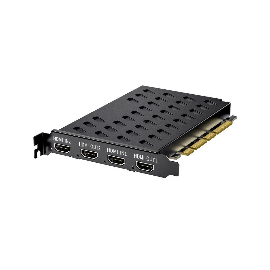 2 Channel 2160p OBS Vmix Wirecast Streaming 60fps HDMI Broadcast PCI Express HD Video Capture Card B