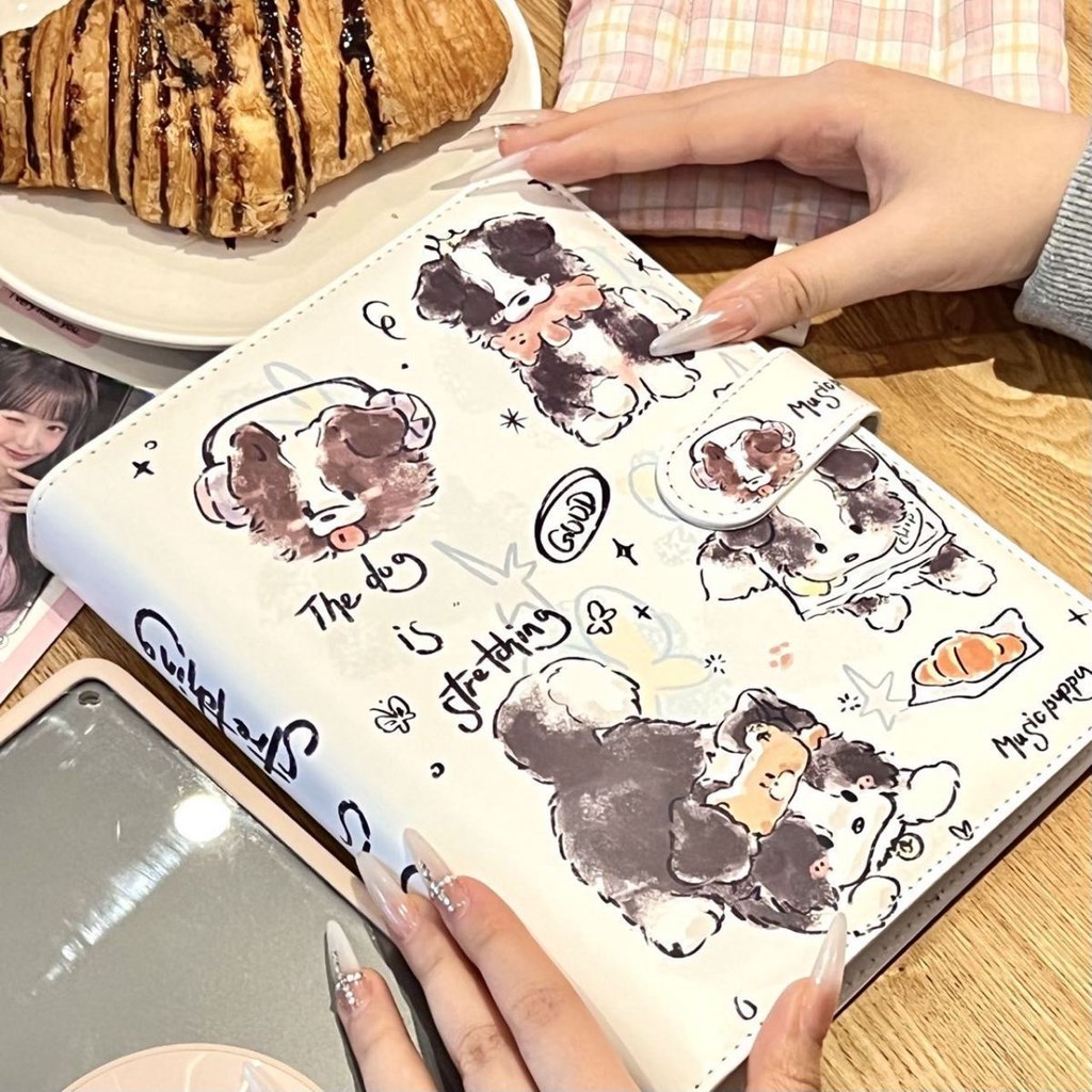 A5 PU Binder Lucu Kartu Foto Album Idola Kartu Foto Mengejar Bintang Buku Penyimpanan Album Foto Pol